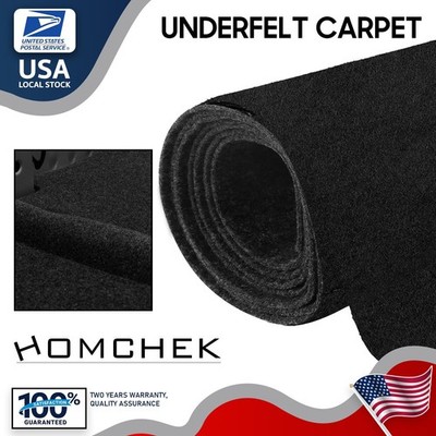 MODIGT 100x180cm 4-Way Stretch Carpet Liner For Van Converter Black