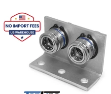 TL39B-2 1/2" NPT Hydraulic Quick Connect Coupler Set w/ Breakaway Bracket