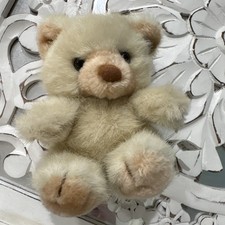RARE Russ Berrie Tuff Teddy Bear Plush Vintage small mini 6" tall 567 TAGS