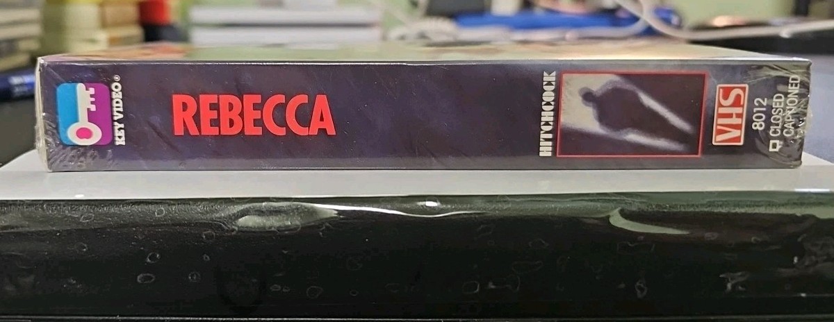 Rebecca VHS SEALED Watermarks Key Video Alfred Hitchcock Laurence