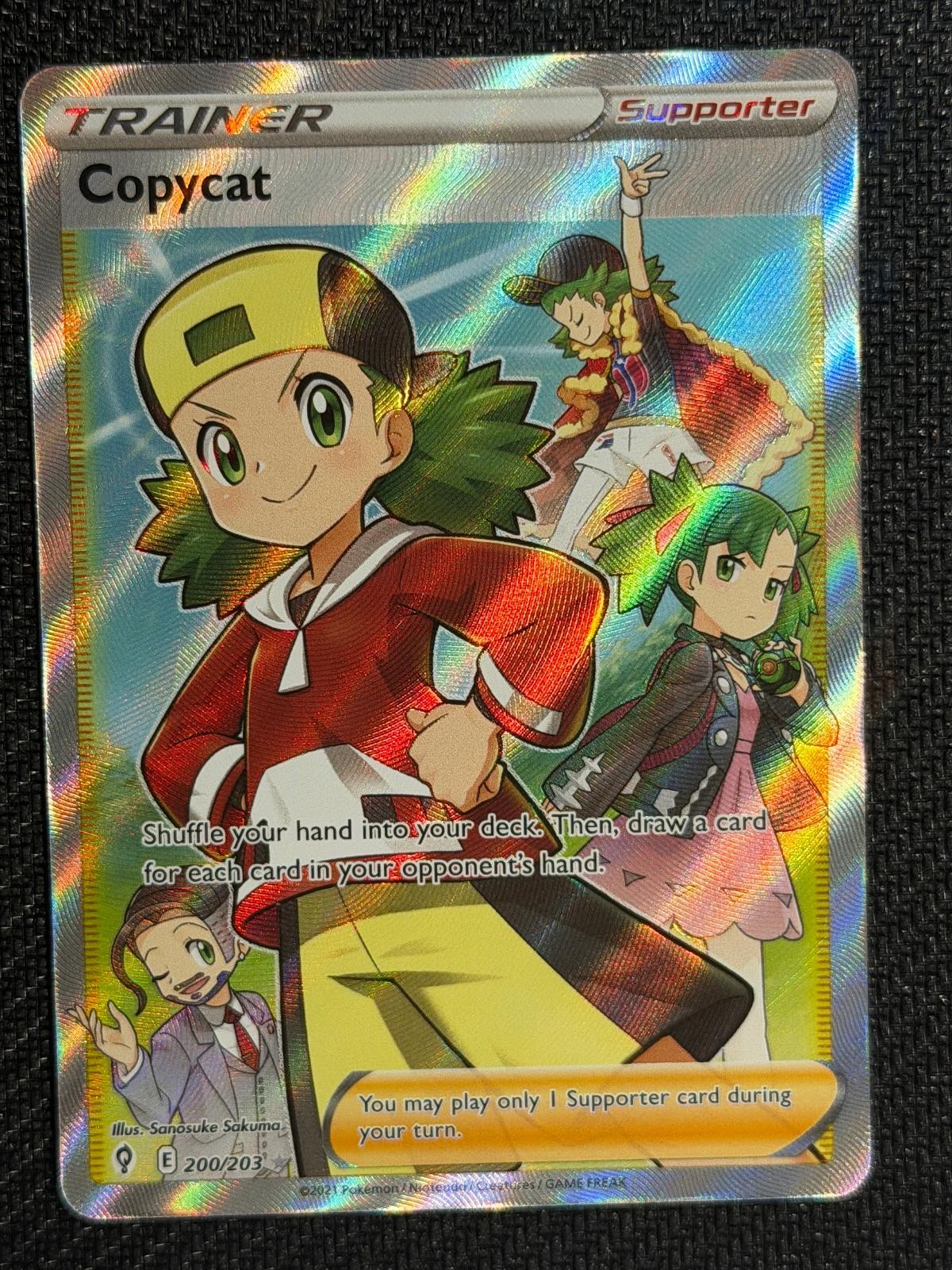 Copycat 200/203 Ultra Rare Evolving Skies Pokemon Near Mint