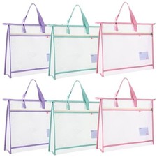 6 Pcs 17.7 2.8  13 Inch Project Bag for Quilting Sewing Craft Storage for