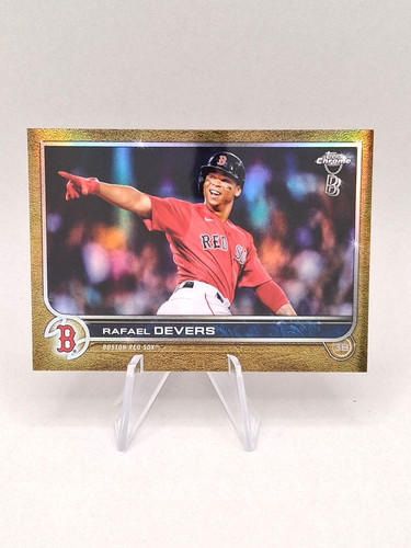 2022 Topps Chrome Gold Refractor #171 Rafael Devers /50