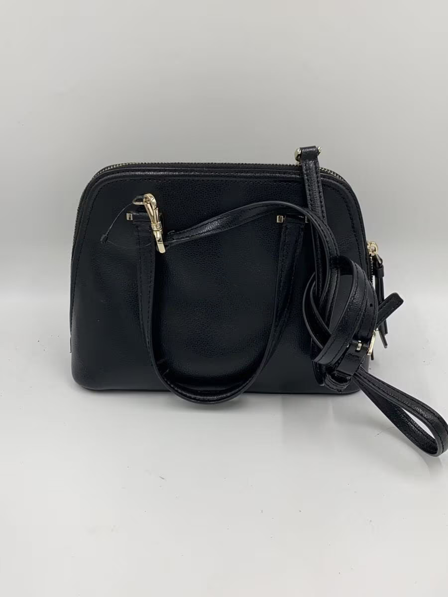 Kate Spade New York Shoulder Bag, Cowhide Leather, Black, Solid Color, 0102760