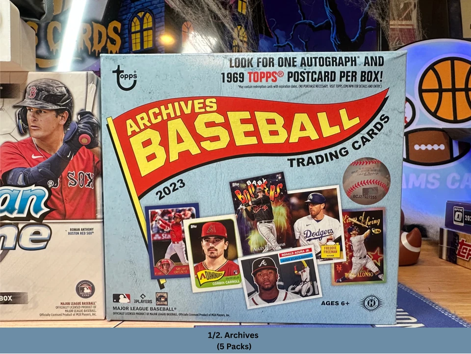 Toronto Blue Jays Hobby Box BREAK 23-25 MLB 1/2 Bowman Chrome 1/2 Archives - Image 2 of 4