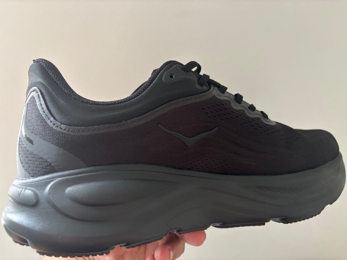 HOKA One One Bondi 9 Men's Sneakers Running Shoes US 10 No Box Black View 6