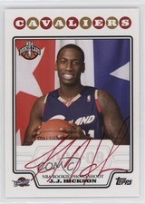 2008-09 Topps Rookie Premiere Certified Red Ink JJ Hickson #RP-JJH Auto 0c6