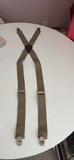 Carhartt Suspenders Men's OS Stretch Utility Khaki Tan Heavy Duty 2" Adjustable