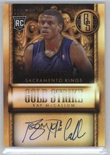 2013-14 Panini Gold Standard Strike Signatures 109/299 Ray McCallum #9 Auto 2u3