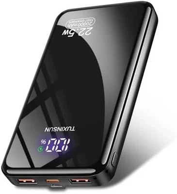 Batterie Externe 20000mAh Charge Rapide 22.5W PD3.0 QC4.0 USB-C câble lightning - Photo 1/4