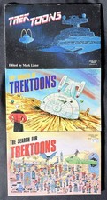 Set of 3 TrekToons Graphic Novels 1991-93 PB 1st Eds Mark Lister Humor RARE SET