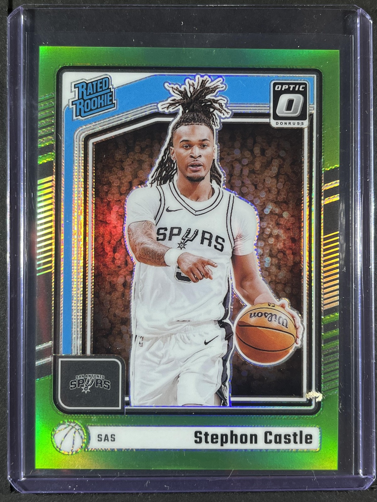 2024-25 Donruss Optic #254 Stephon Castle Lime Green #/149 250004