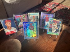Cincinnati Reds 6 Pack, Matt McClain Topps Heritage Pink Sparkle SP, Hays /250 +