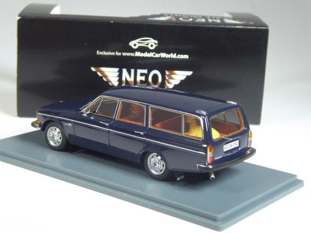 (KI-06-37) Neo Scale Models 43094 Volvo 145 dunkelblau in 1:43 in OVP - Bild 2 von 2