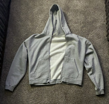 Lucid blanks cropped heavyweight zip up size ...
