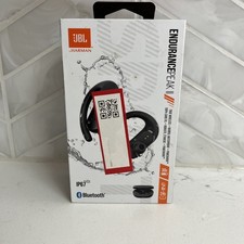 JBL Endurance Peak II Wireless Bluetooth Ear-hook Earbuds Waterproof- Black