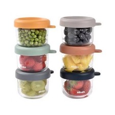 Beaba Glass Baby Food Jars - Sunrise - 6pk