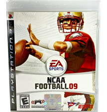 NCAA Football 09 Sony PlayStation 3 EA Sports 2008 Complete with Manual Tested