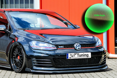 Spoilerschwert Front + Wing V2 aus ABS für VW Golf 7 GTI + GTD mit ABE OEM Optik