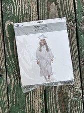 Children s GRADUATION Cap Gown Outfit for Ages 11-12 One Size