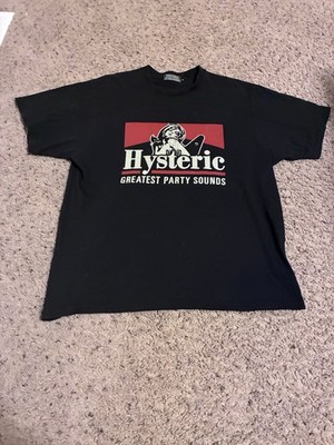 Hysteric Glamour Black T-Shirt Size Xl Made In Japan