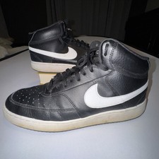 Nike Court Vision Mid  CD5466 001 Black-White Men's Size 11.5 Basketball Sport