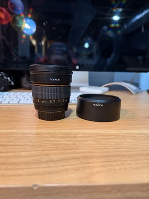 85mm f/1.4 Rokinon manual focus lens for Nikon AIS + CPU contacts