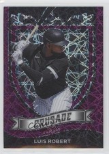 2021 Panini Chronicles Crusade Purple Velocity Prizm Luis Robert #21 uk2