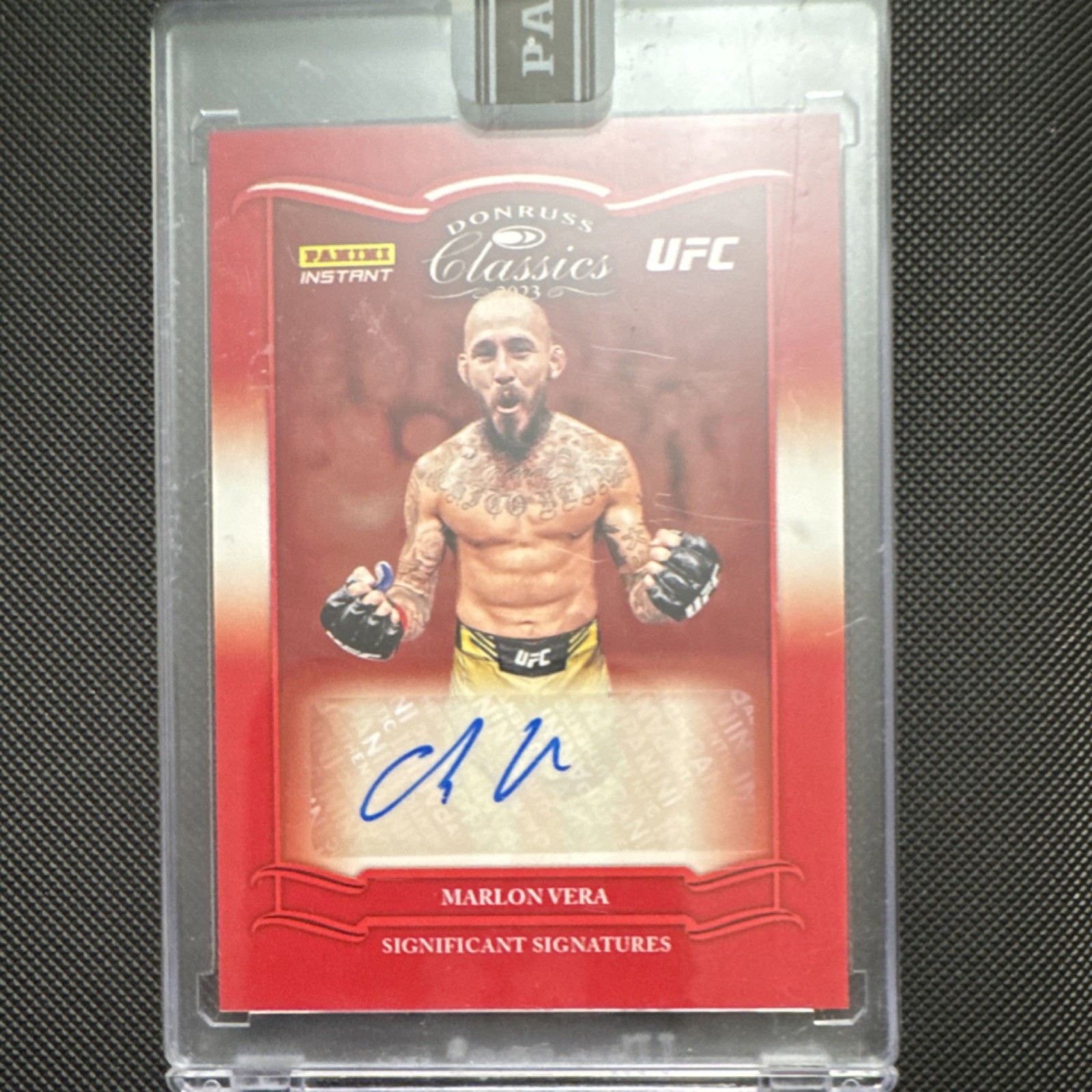 2023 Panini Instant UFC Marlon Vera #DC-13 Autograph Serial Numbered 13/25