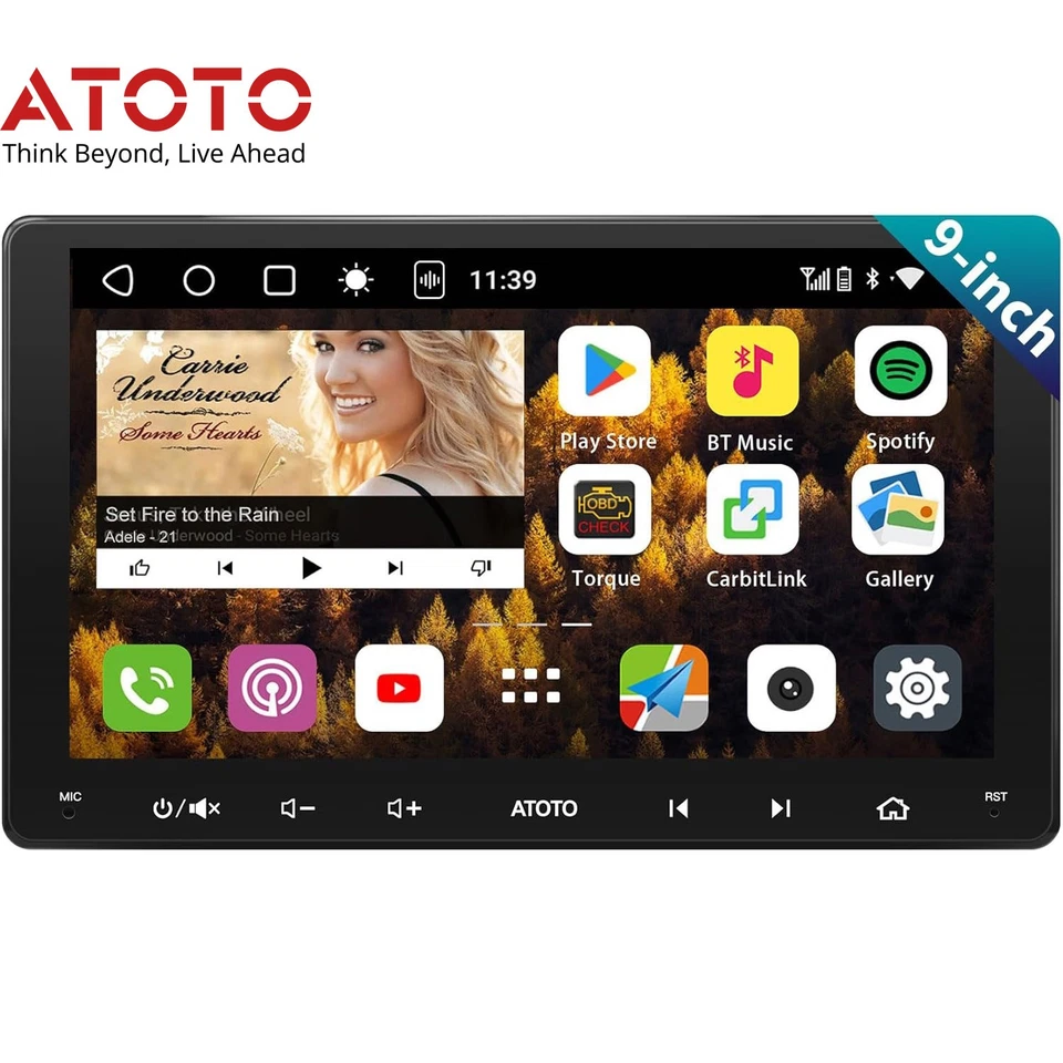 ATOTO S8MS 9" Autoradio Android GPS Navi DAB+ 4+32GB 2 Din Radio CarPlay 4G LTE