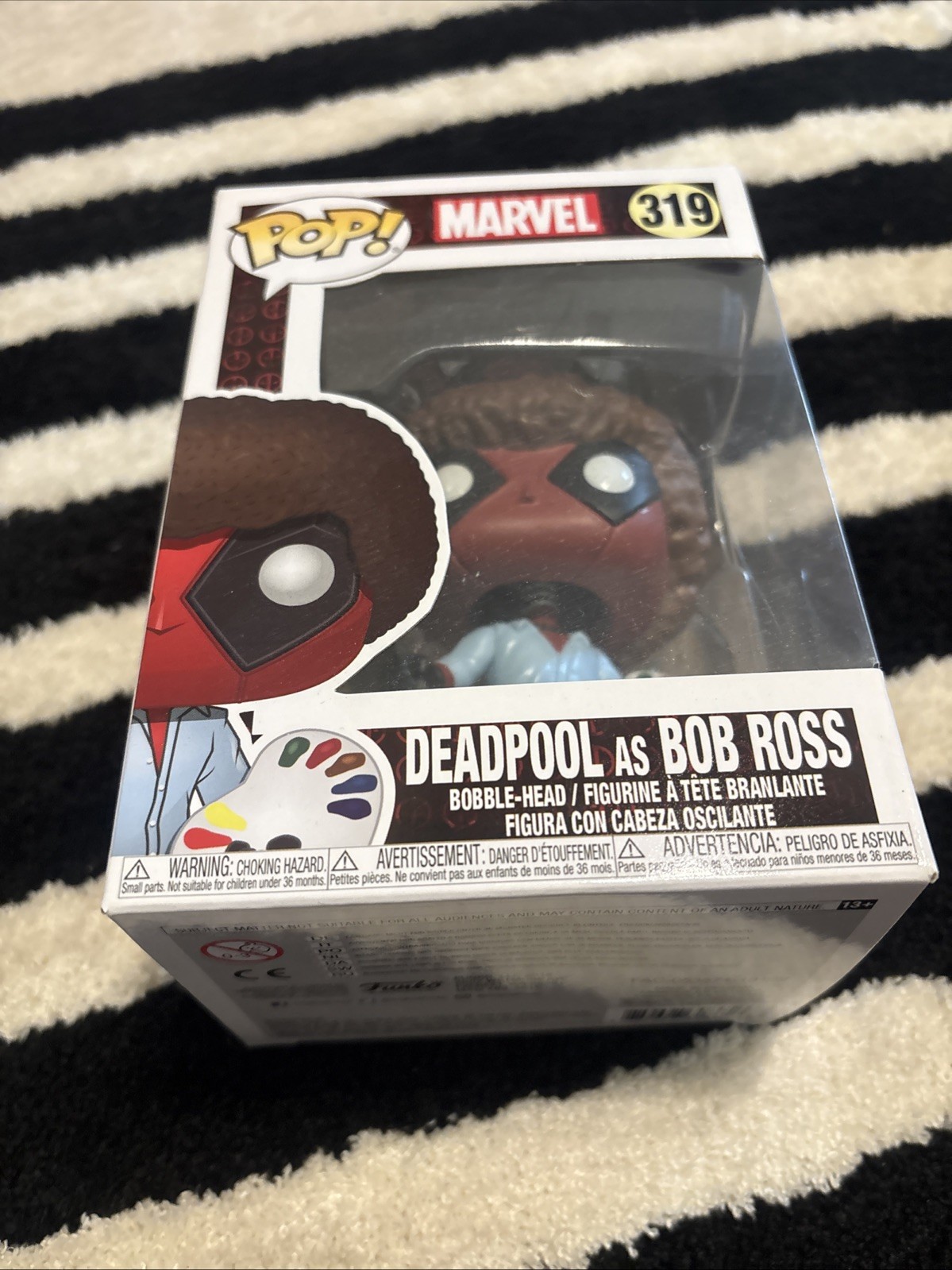 Funko Pop! Vinyl: Marvel - Deadpool as Bob Ross #319