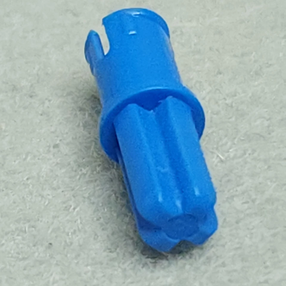 LEGO Technic Axle 1L with Pin with Friction Ridges 43093 Blue Lot of 25 Used - Image 2 of 4