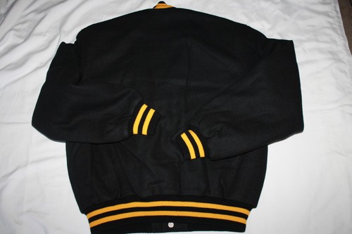 Vintage STEWART & STRAUSS Letterman’s VARSITY JACKET PIRATES STEELERS PENGUINS M - Picture 2 of 3