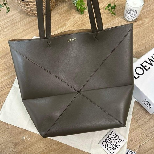 Used LOEWE Loewe Puzzle Fold Tote Medium Handbag Shoulder Bag