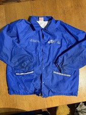 Vintage Cardinal “Be Seen In All The Right Places” Jacket Made in USA Blue XL