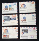 (6) NASA ~ APOLLO ~ RUSSIA ~ SPACE MISSION~CACHET COVERS  (PLEASE SEE PICTURES)