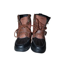Polo Ralph Lauren Colbey Duck Boots Big Boy Size 5.5 Polo Pony Logo