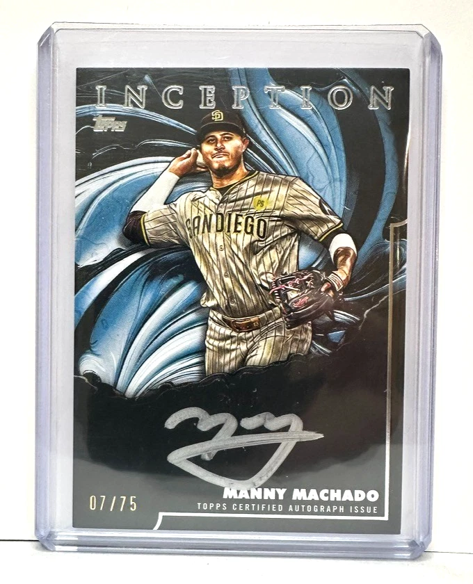 Manny Machado Autographed Baseball Sports Trading Cards