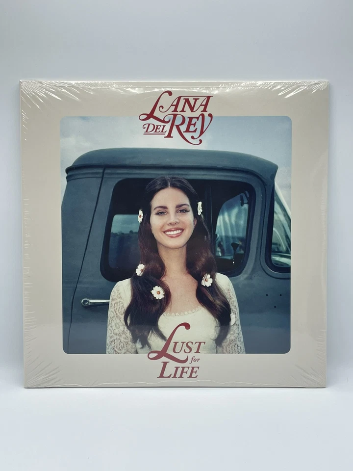 NEW Lana Del Rey Red CHEMTRAILS OVER CLUB AND Coke Green LUST FOR LIFE VINYL LP - Imagem 2 de 4