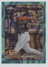 2024 Topps Chrome Aqua Lava Refractor 112/199 Francisco Alvarez #188 11b4