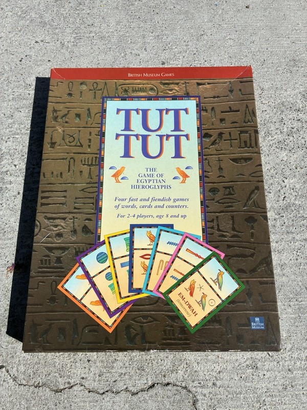 TUT TUT Board Game Egyptian Hieroglyphs British Museum Educational