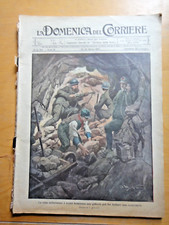 1917-LA DOMENICA DEL CORRIERE-9 numeri anno XIX rivista-A.BELTRAME-GUERRA+