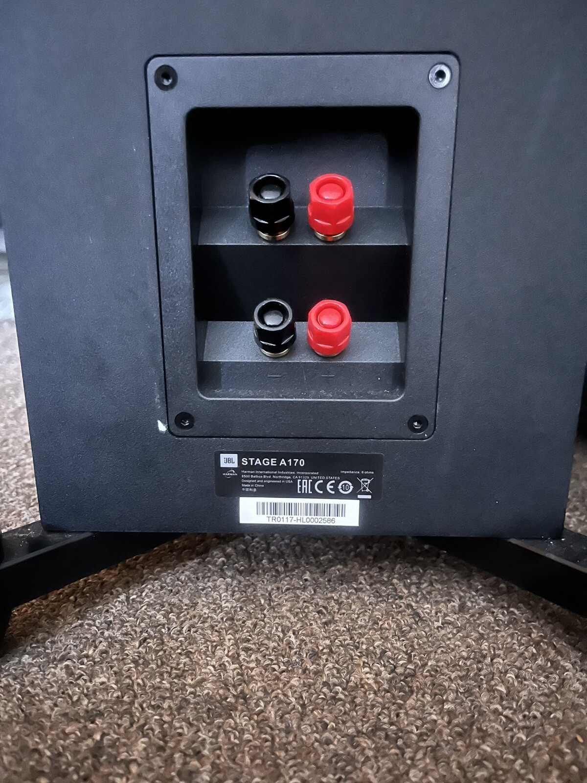 tower speakers pair used JBL A170 eBay