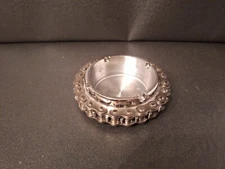 Metal Iron Cross Motorcycle Ashtray Metal Chain Style