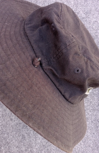 Cappello Boonie Secchiello Argento Rapido Nero Adulto Sole Campeggio Escursione Med Large - Foto 3 di 11