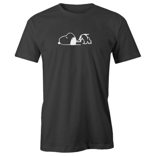 Grab A Smile Snoppy Laying Flat Adult Short Sleeve 100% Cotton T-Shirt Grab A Smile Snoppy Laying Flat Adult Short Sleeve 100% Cotton T-Shirt