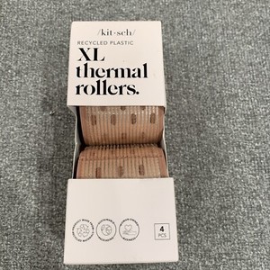 Kitsch Recycled Plastic XL Thermal Rollers 4 Pieces 3" & 2.5" -