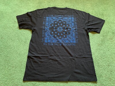 MEN'S YG 4HUNNID 400 STAY BRAZY BLUE BANDANA BLACK TEE T-SHIRT SIZE XXL NEW 
