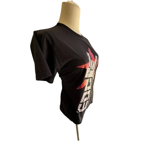 WWE Edge Farewell Tour Graphic Tee Women's Size S Authentic Black Wrestling Top - Picture 2 of 11