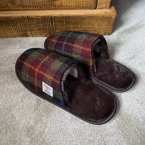 Harris Tweed Slippers Colour 59 Size 43 UK 9 eBay